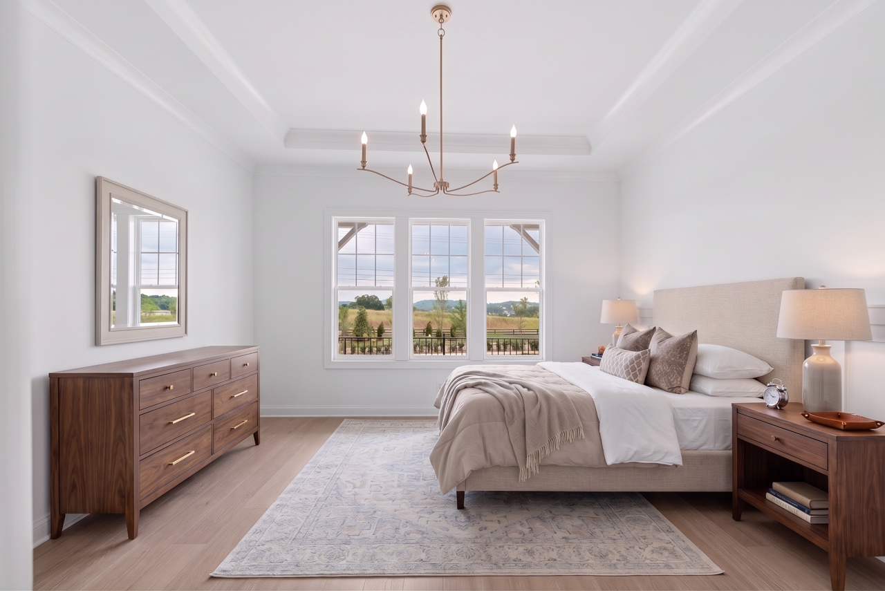 64 SV – Virtually Staged – Primary Bed LILY TOWNHOME – AVAILABLE (Homesite #64)